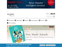 Tablet Screenshot of inpactmedia.com